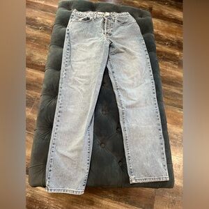 Calvin Klein Jeans VINTAGE Women’s Size 11 Button Fly 100% Cotton Straight Leg!